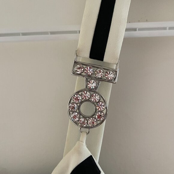 1980s Vintage Long Black Evening Gown - Picture 6 of 7